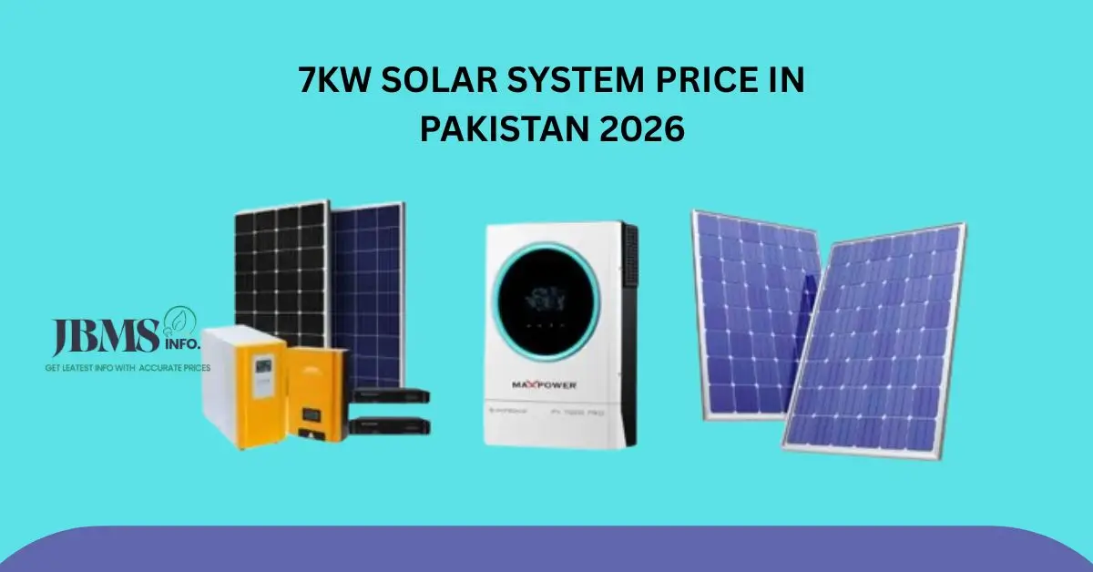 7kW Solar System Price in Pakistan 2026