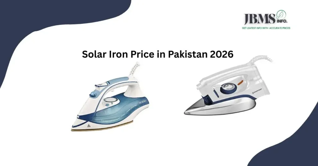 latest solar iron price in Pakistan 12V ACDC . 1